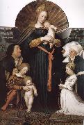 Hans Holbein Our Lady Meyer oil painting reproduction